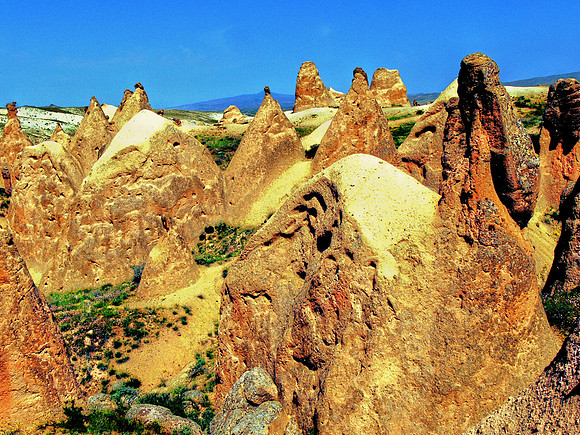 Cappadocia area in Turkey