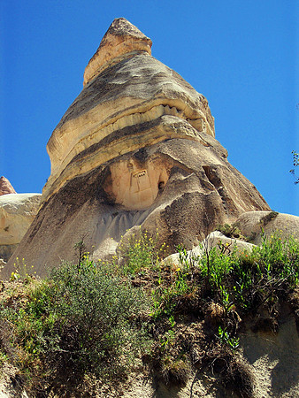Cappadocia area in Turkey