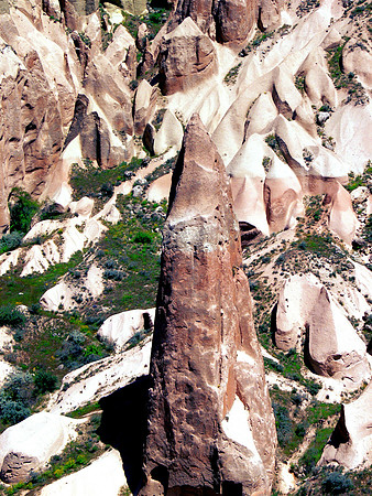 Cappadocia area in Turkey
