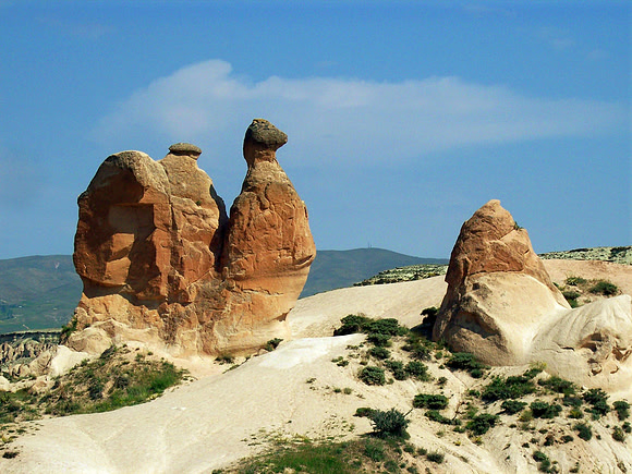 Cappadocia area in Turkey