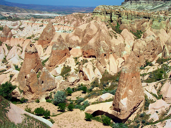 Cappadocia area in Turkey
