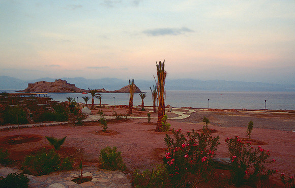 Pharaohs Island Fort near Taba, Egypt