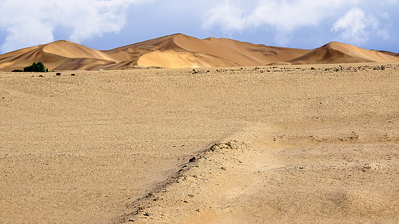 Giant sand dunes of Namibia