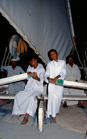 Rowing across the Nile