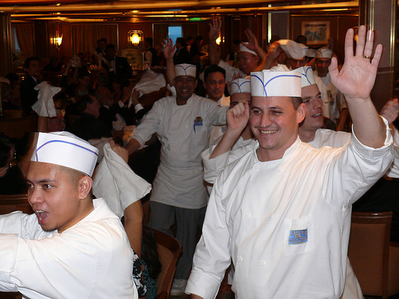Scene on cruise ship.