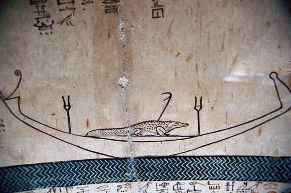 Wall Paintings in underground Tomb at the Valley of the Kings