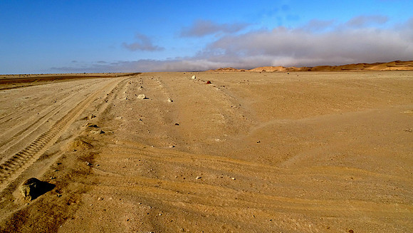 Giant sand dunes of Namibia