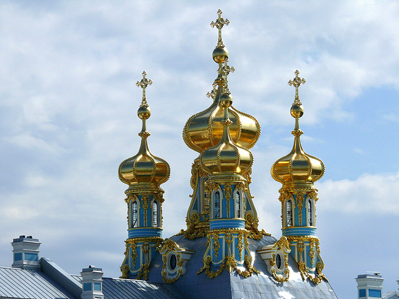 Catherine's Palace - Gilt Onion Domes