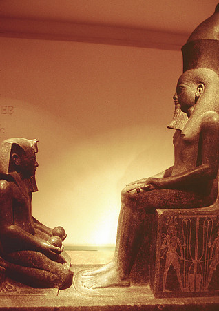 Statute in Luxor museum