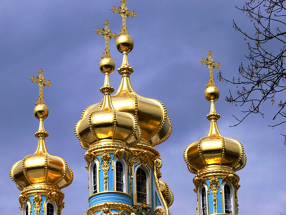 Catherine's Palace - Gilt Onion Domes