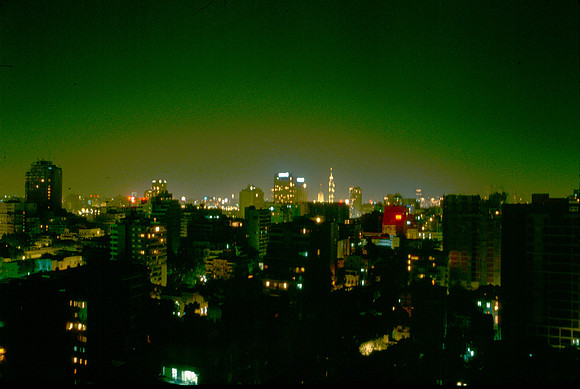 Night view of Cairo, Egypt