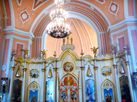 Interior of Chesma Church, St. Petersburg, Russia