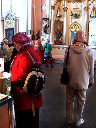 Interior of Chesma Church, St. Petersburg, Russia
