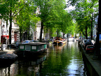Famous Canals of Amsterdam.