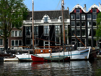 The Famous canals of Amsterdam.