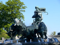 Gefion Fountain at Copenhagen Harbor.