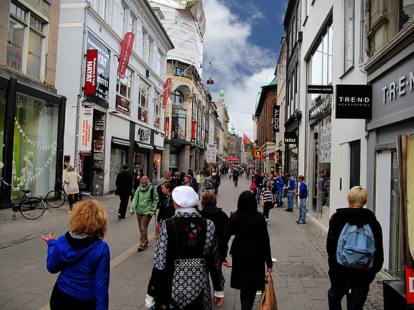 Stroget Shopping Area