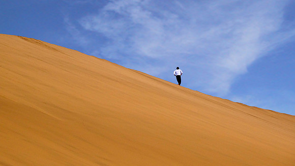 Giant sand dunes of Namibia