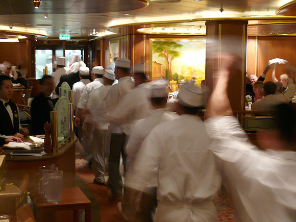 Scene on cruise ship.