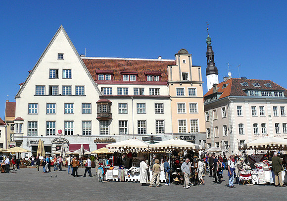 Town Hall Square, Tallinn Estonia