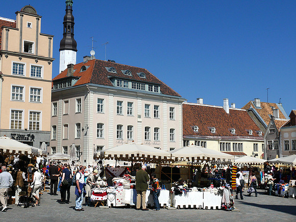 Town Hall Square, Tallinn Estonia