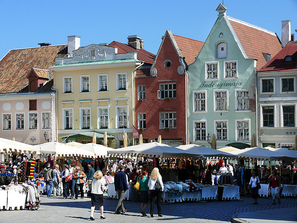 Town Hall Square, Tallinn Estonia