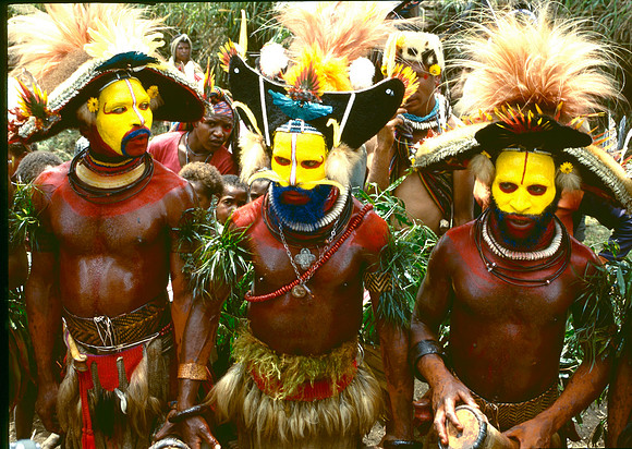 Village life in Papua New Guinea.