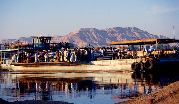 The Nile ferry at Luxor.