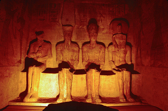 Abu Simbel,  near the Sudanese border in Southern Egypt.l
