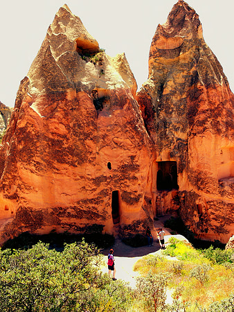 Cappadocia area in Turkey