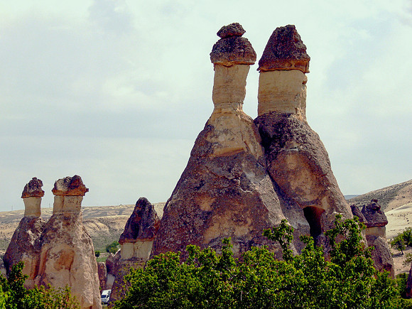 Cappadocia area in Turkey