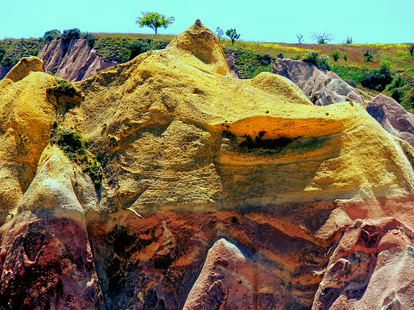 Cappadocia area in Turkey