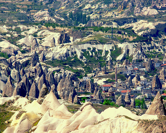 Cappadocia area in Turkey