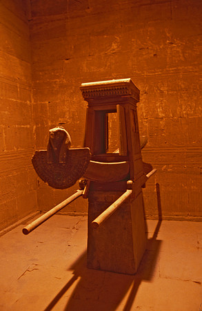 Temple at Edfu , 60 miles south of Luxor.  It was begun on August 23, 237 BCE, by Ptolemy III.