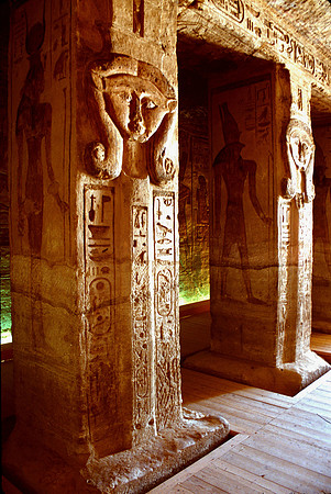 Abu Simbel,  near the Sudanese border in Southern Egypt.l
