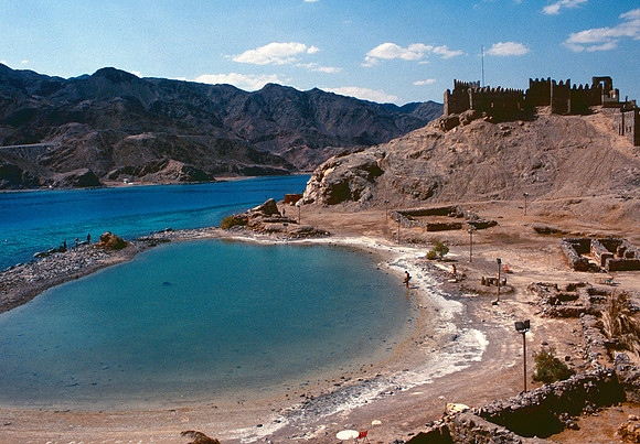 Pharaohs Island Fort near Taba, Egypt
