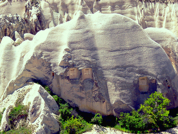 Cappadocia area in Turkey