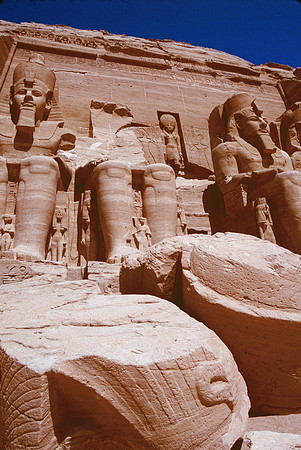 Abu Simbel,  near the Sudanese border in Southern Egypt.l