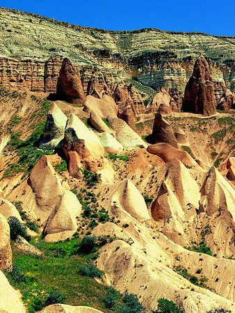 Cappadocia area in Turkey