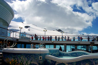 Deck of cruise ship - Elephant Island, Antarctica