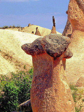 Cappadocia area in Turkey