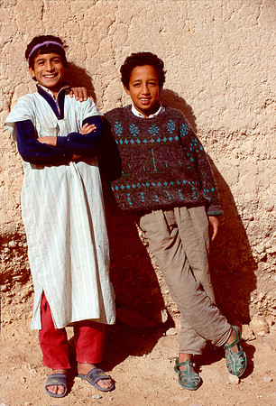 Two boys in Marrakesh, Morocco