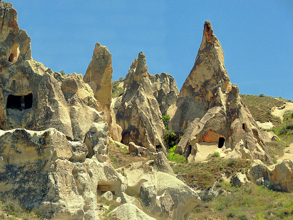 Cappadocia area in Turkey