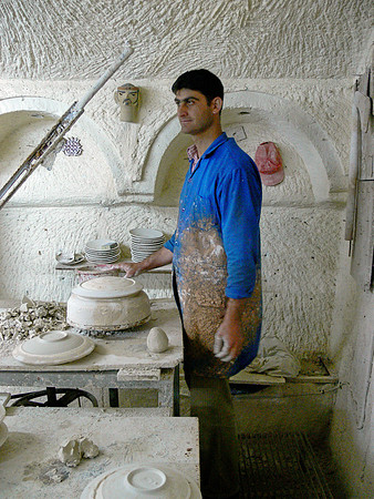 Pottery factory in Avanos, Turkey