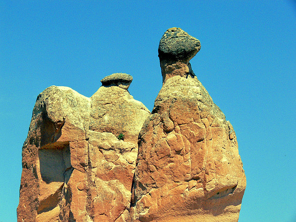 Cappadocia area in Turkey