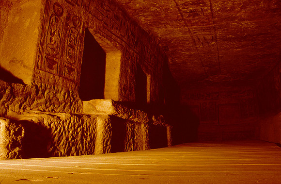 Abu Simbel,  near the Sudanese border in Southern Egypt.l