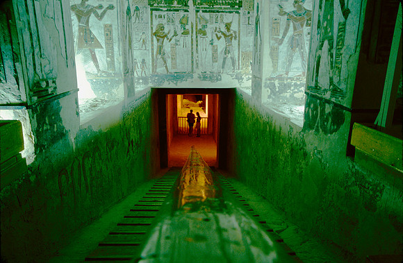 Entrance to Egyptian Tomb.