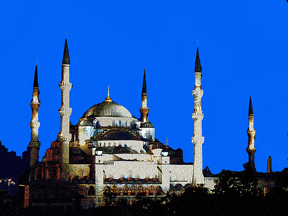 Blue Moske in Istanbul, Turkey