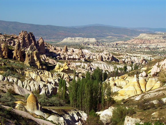 Cappadocia area in Turkey