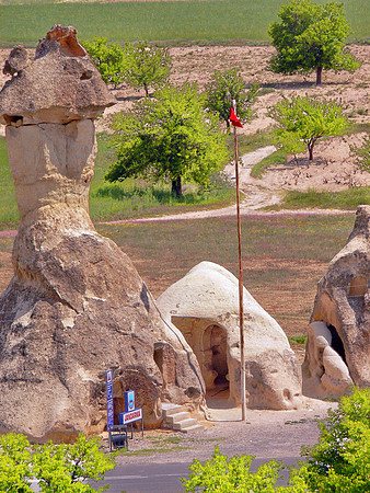 Cappadocia area in Turkey